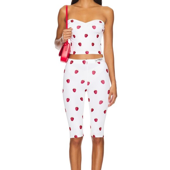 FIORUCCI Raspberry Print Biker Shorts - Picture 1 of 5